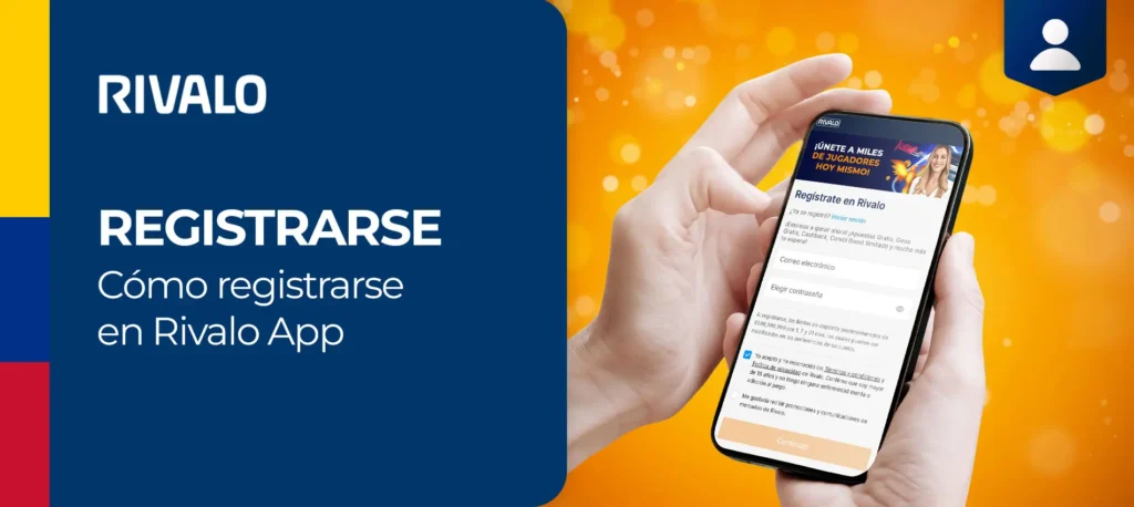 Cómo registrarse en la aplicación móvil de Rivalo en Colombia