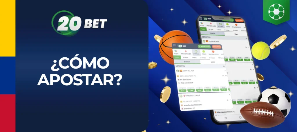 Resumen del mercado de apuestas deportivas en la casa de apuestas 20bet en Colombia