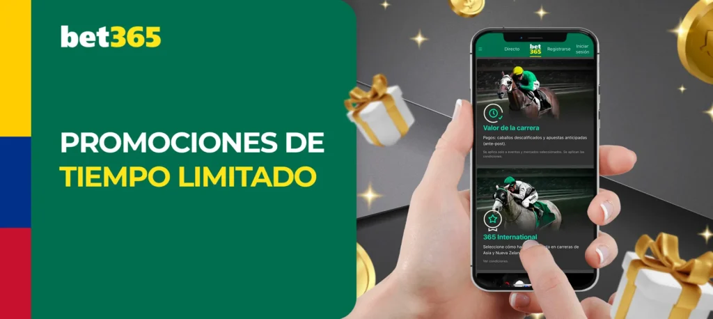 ¿Qué bonos por tiempo limitado tiene Bet365?