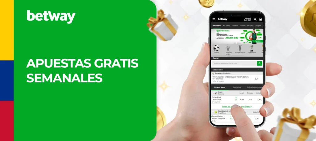 ¿Hay apuestas semanales gratuitas en la plataforma Betway?