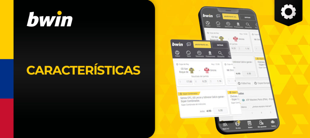 ¿Qué características y funciones ofrece la aplicación móvil de Bwin?