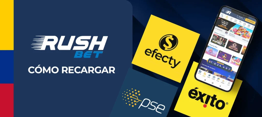 ¿Cómo depositar dinero en una cuenta de juego Rushbet en Colombia?