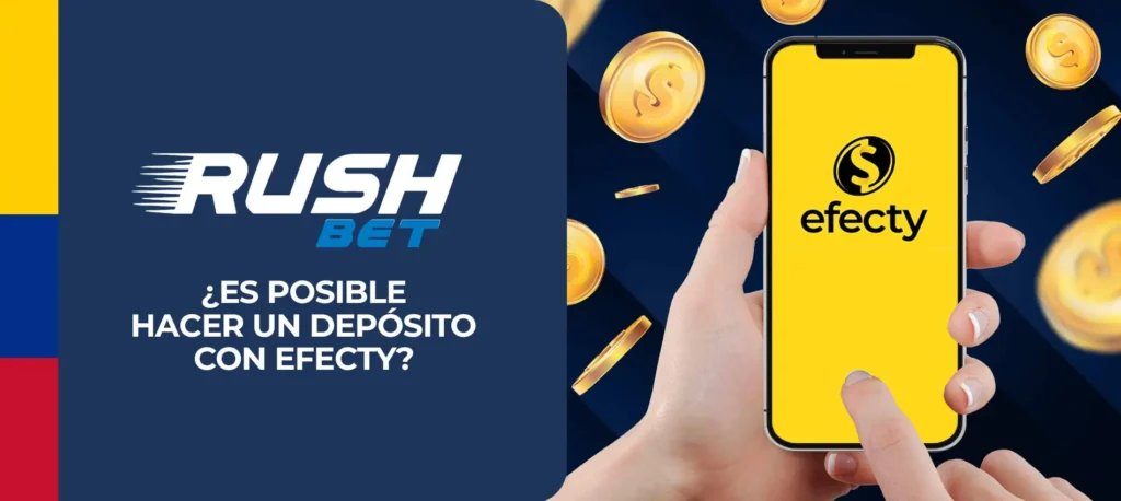 Guía paso a paso de cómo recargar la cuenta de juego Rushbet con Efecty en Colombia