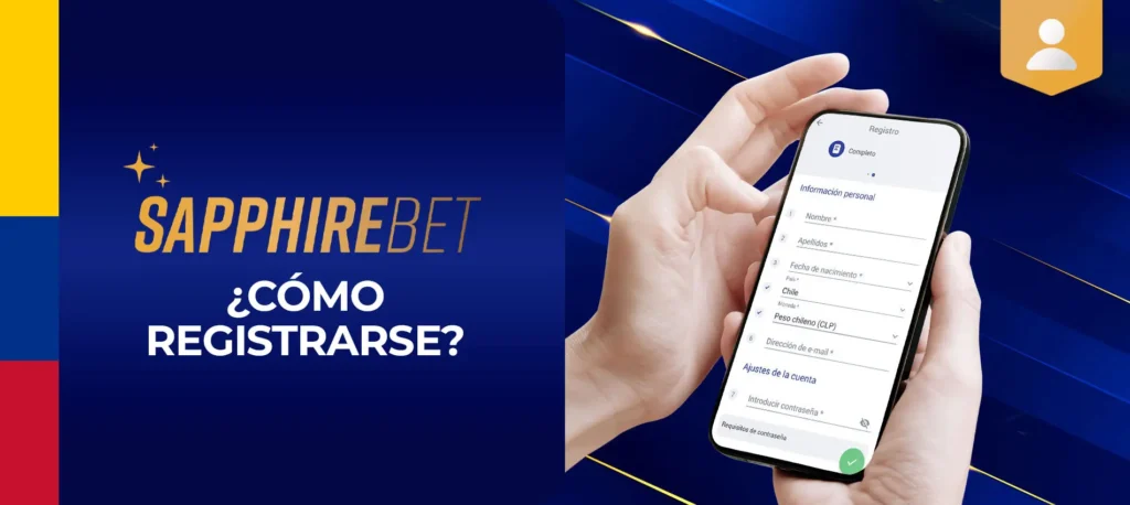 Cómo registrarse en la aplicación móvil de SapphireBet en Colombia