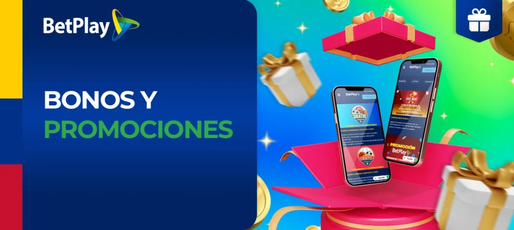 Bonos de casino y casa de apuestas Betplay Colombia