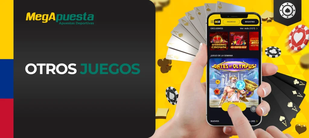 ¿Qué juegos online ofrece la casa de apuestas Megapuesta?