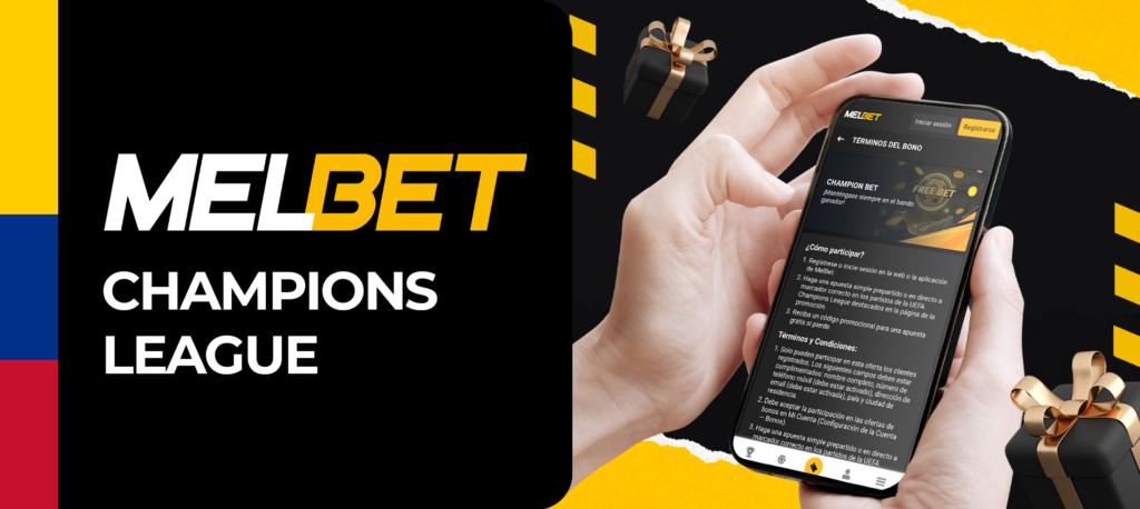 Consigue el bono Champion League de Melbet en Colombia