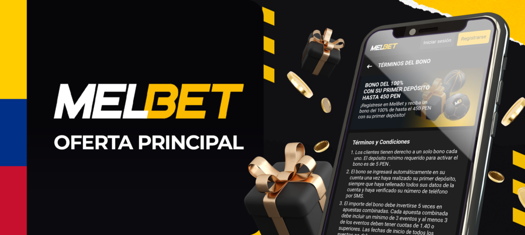 Gran bono principal para nuevos jugadores de Melbet en Colombia