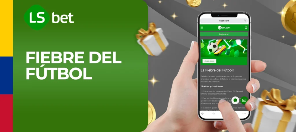 Promoción permanente en 8 apuestas de fútbol de LSbet