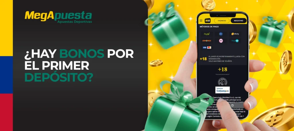 ¿Qué bonos puedo conseguir por mi primer depósito en Megapuesta?