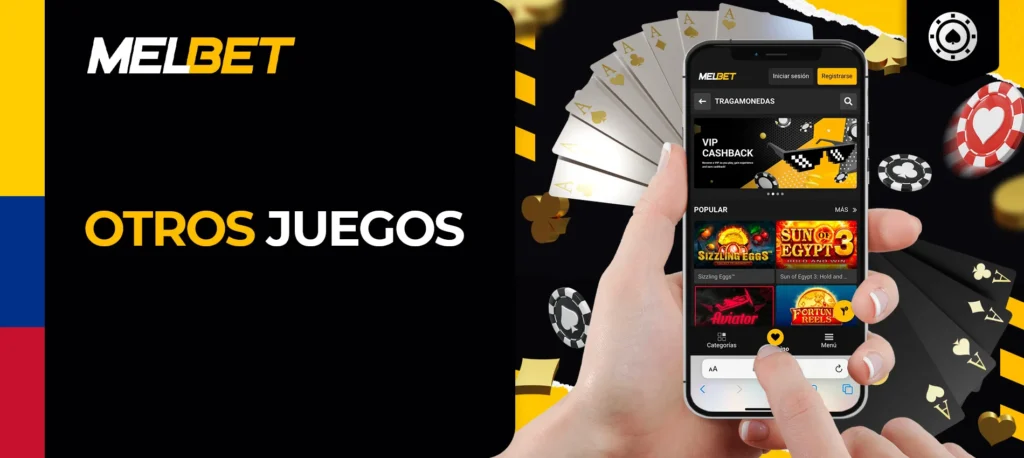 Todos los juegos en línea en la plataforma de la casa de apuestas Melbet