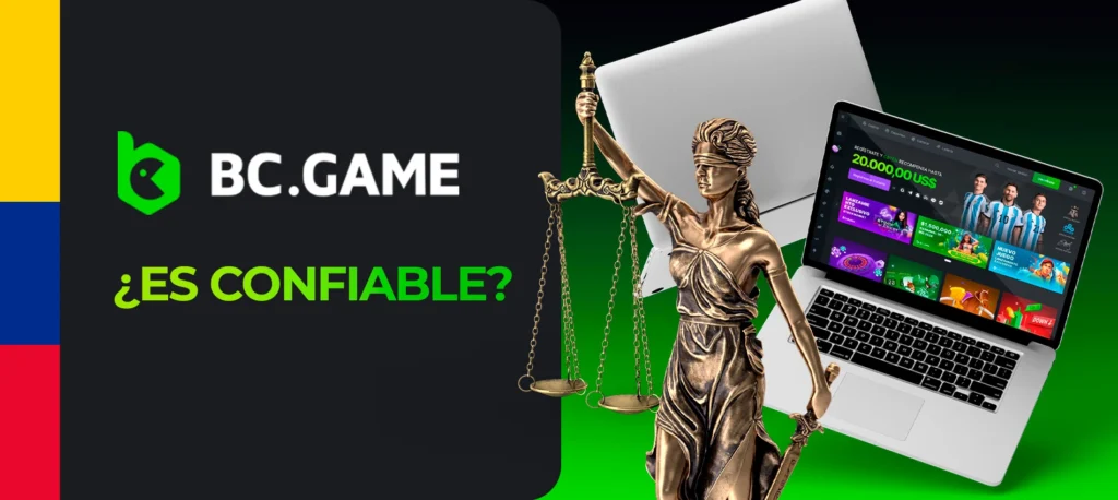 ¿Es BC Game legal en Colombia?